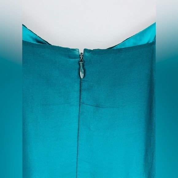 Vintage Rebecca Taylor Ombré Ruffle Silk Slip Dress - Picture 4 of 7